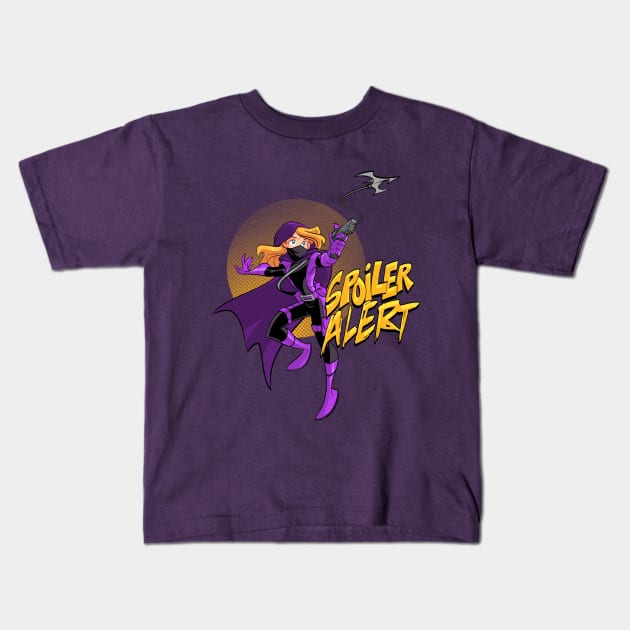 Spoiler Alert! Kids T-Shirt by comickergirl